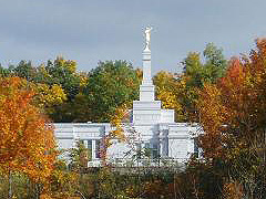 The Palmyra Temple in autumn.
