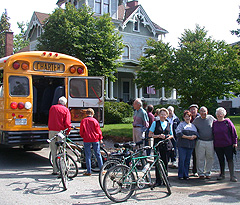 Senior bike tour of the  Erie Canal.
